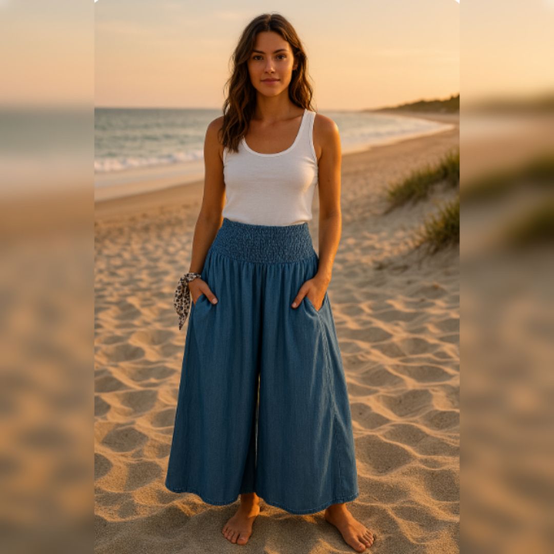 Ариадна | Свободни панталони с еластичен колан