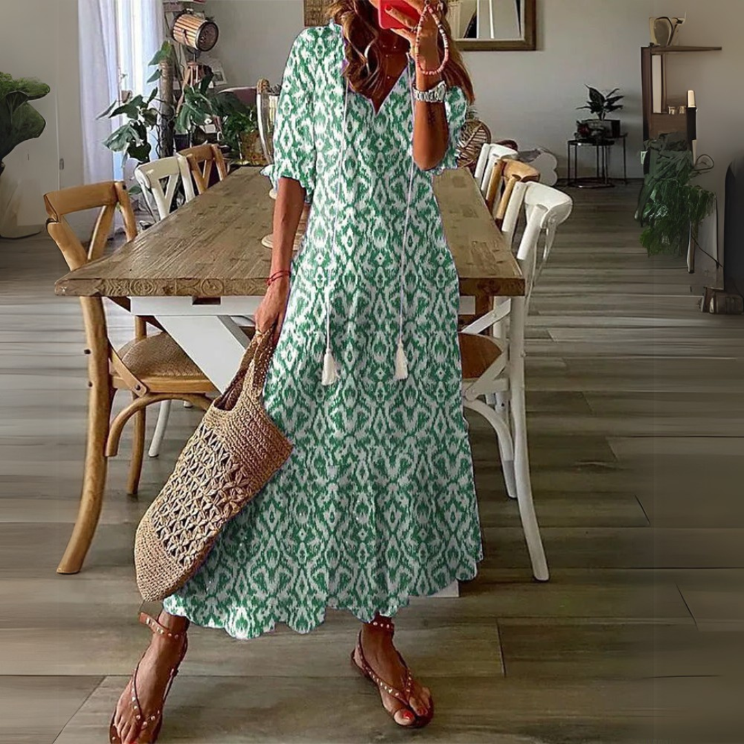 Изабела | Бохо Личотивé Макси рокля