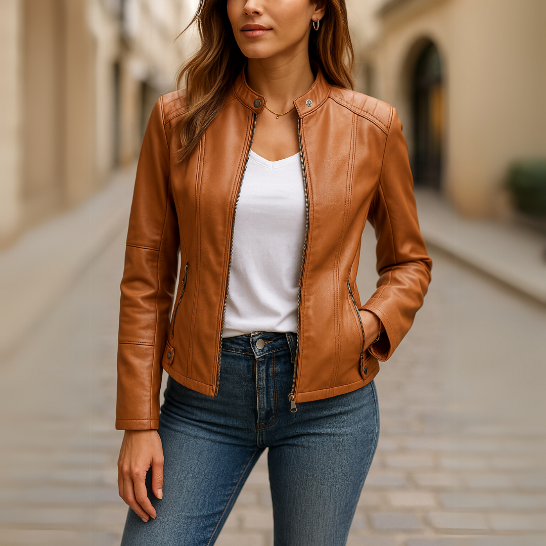 Марго | Луксозно кожено дамско яке