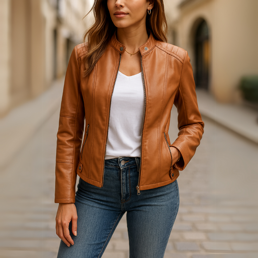 Марго | Луксозно кожено дамско яке