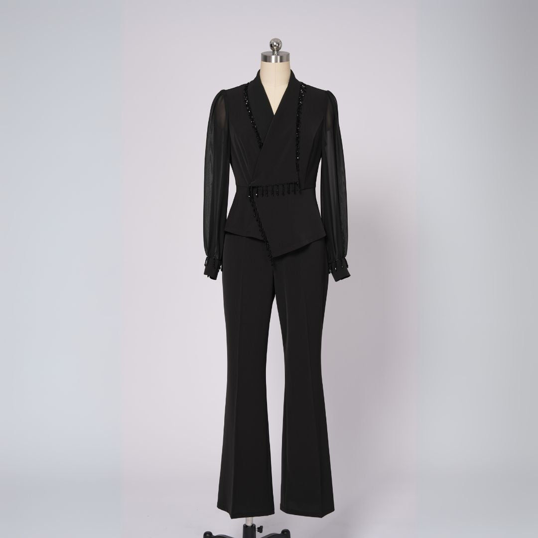 Габриел | Елегантен комплект с панталони