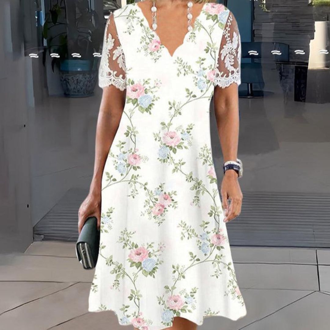 Феникс | Мини рокля с V-образно деколте