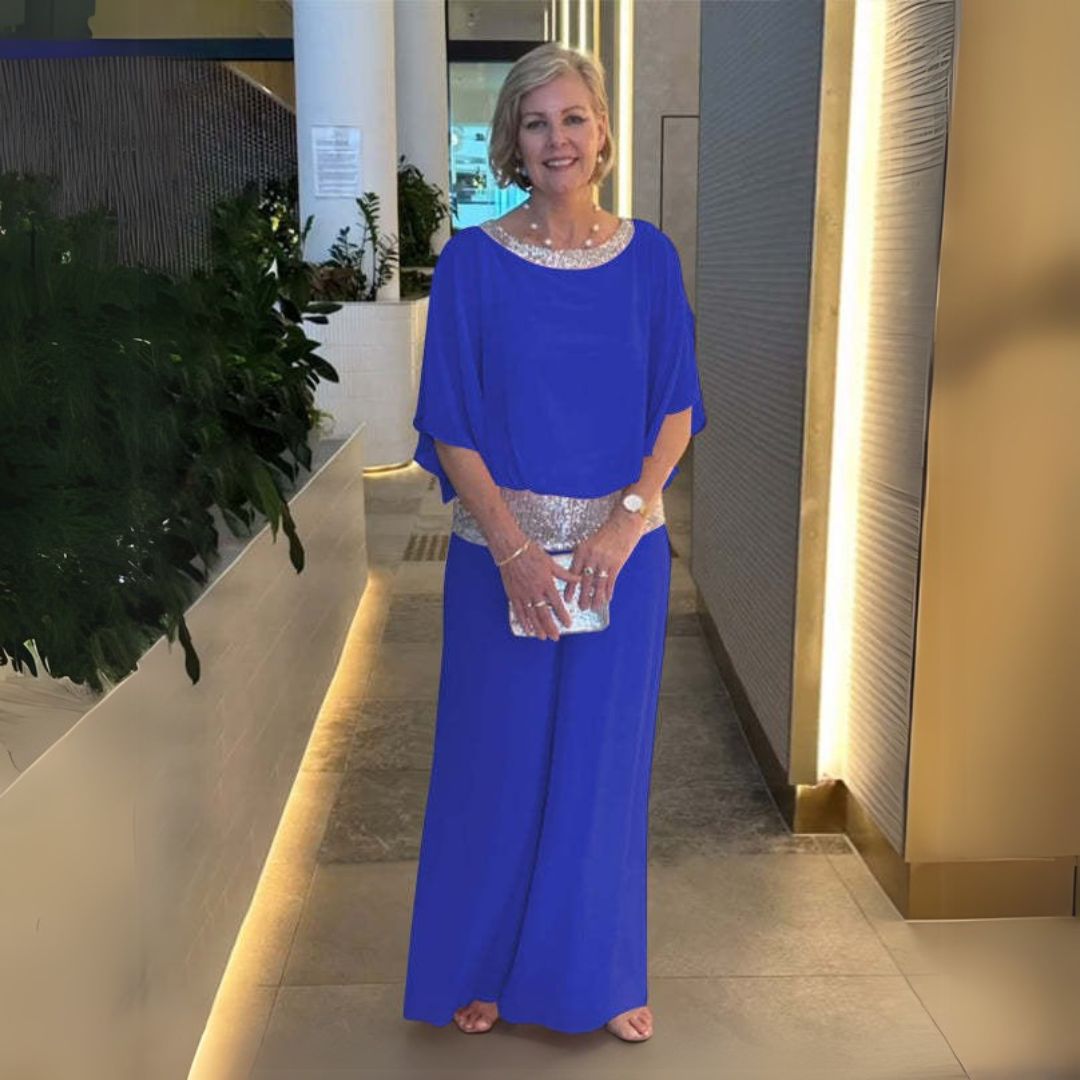 Беата | Блестящ комплект от две части за специални поводи