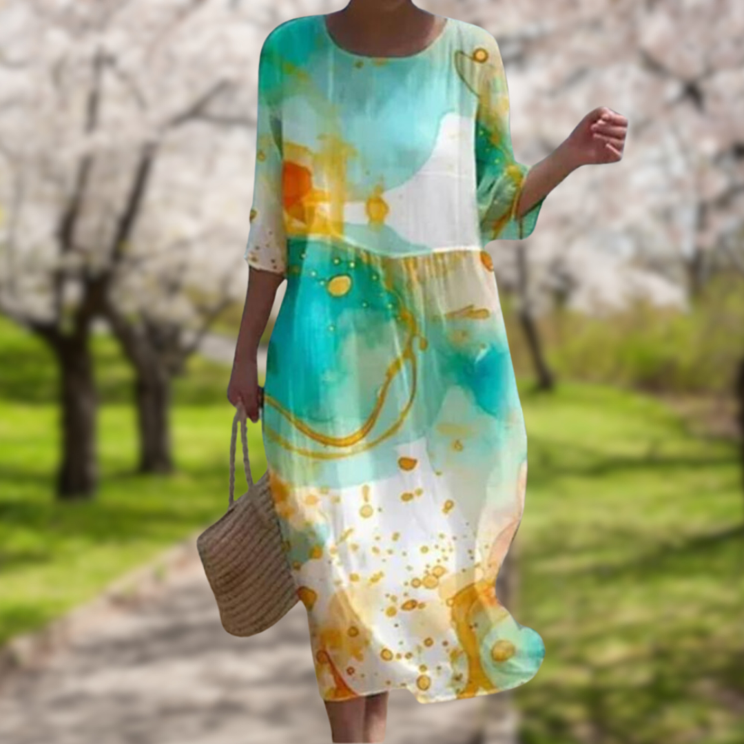 Тереза | Елегантна рокля с ефект за скриване на корема