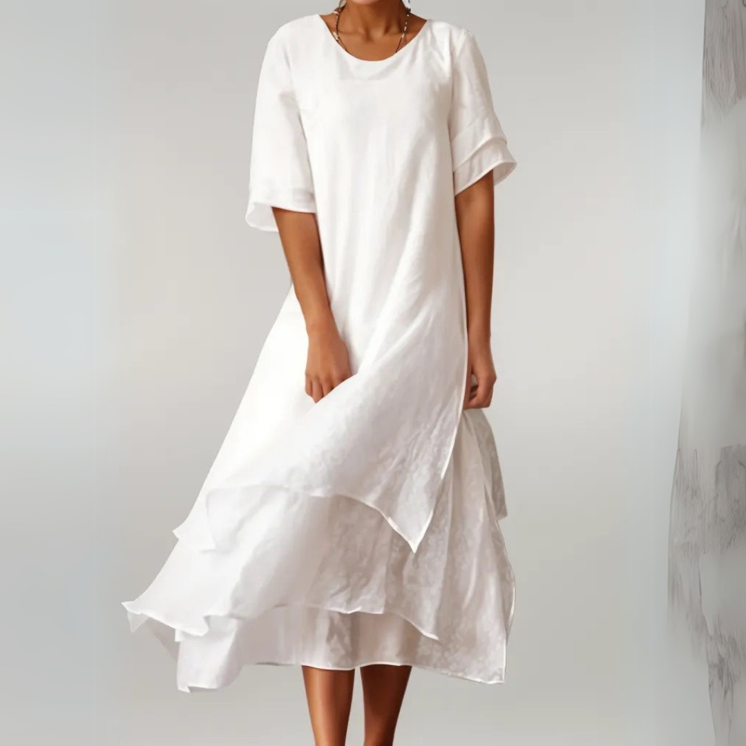 Валентина | Въздушна макси рокля с вечен дизайн