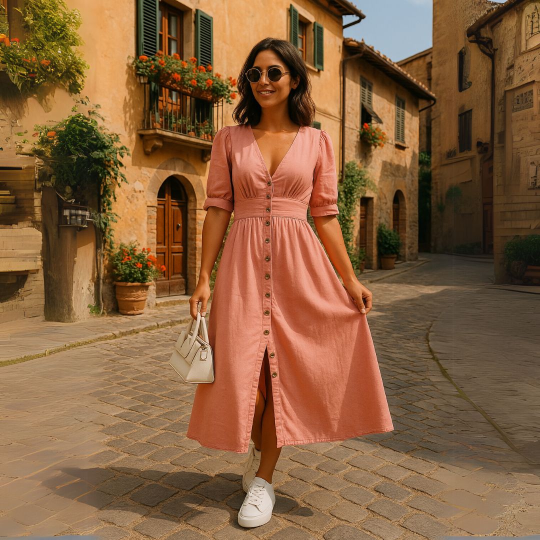 Murphy | Дънкова рокля с елегантни детайли