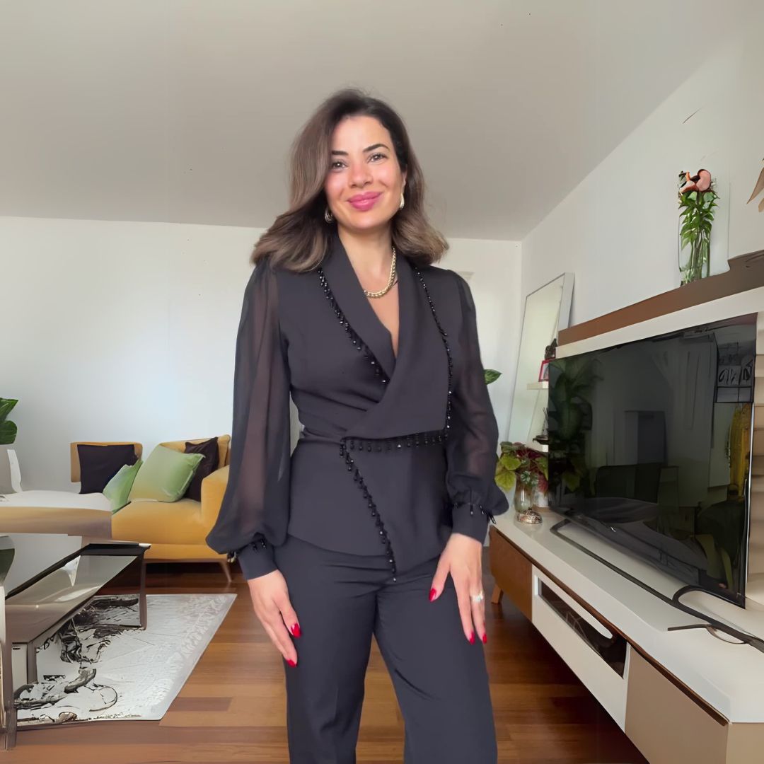 Габриел | Елегантен комплект с панталони