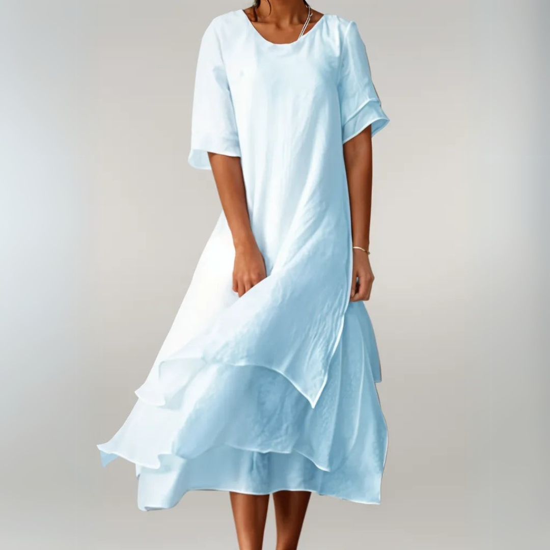 Валентина | Въздушна макси рокля с вечен дизайн