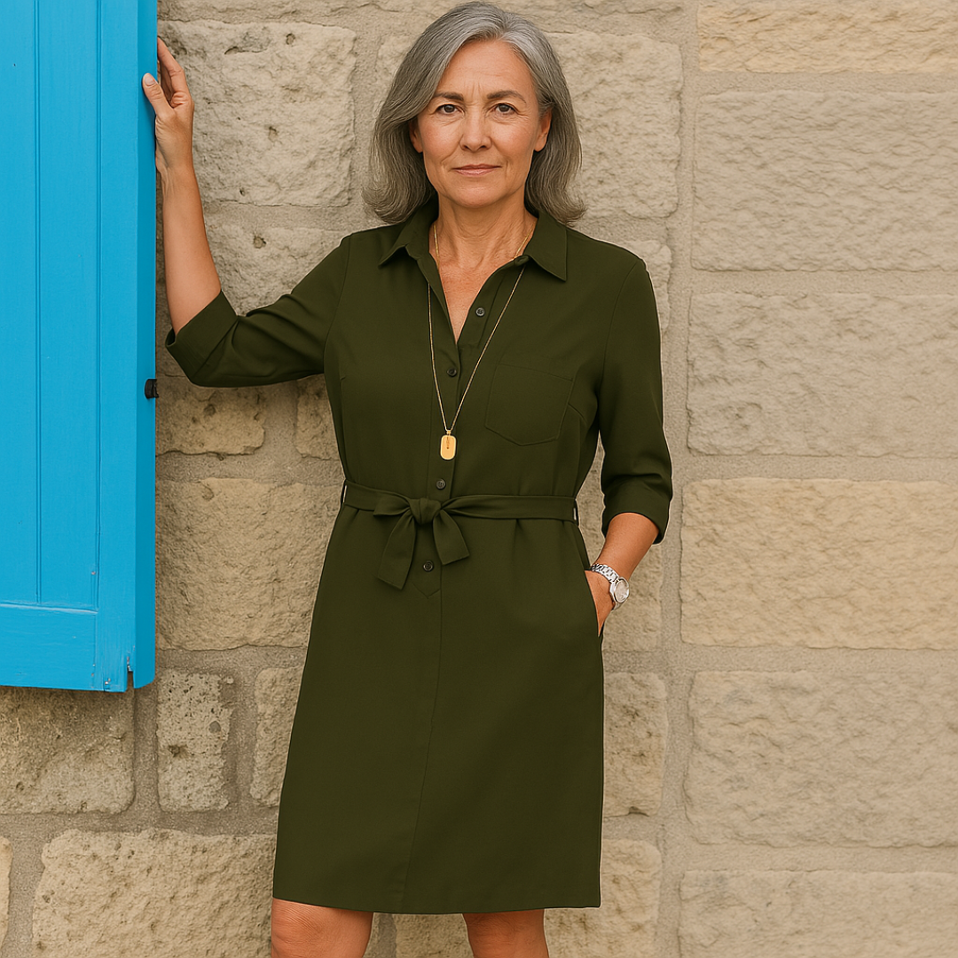 Каролина | Ежедневна риза с дължина до коленете