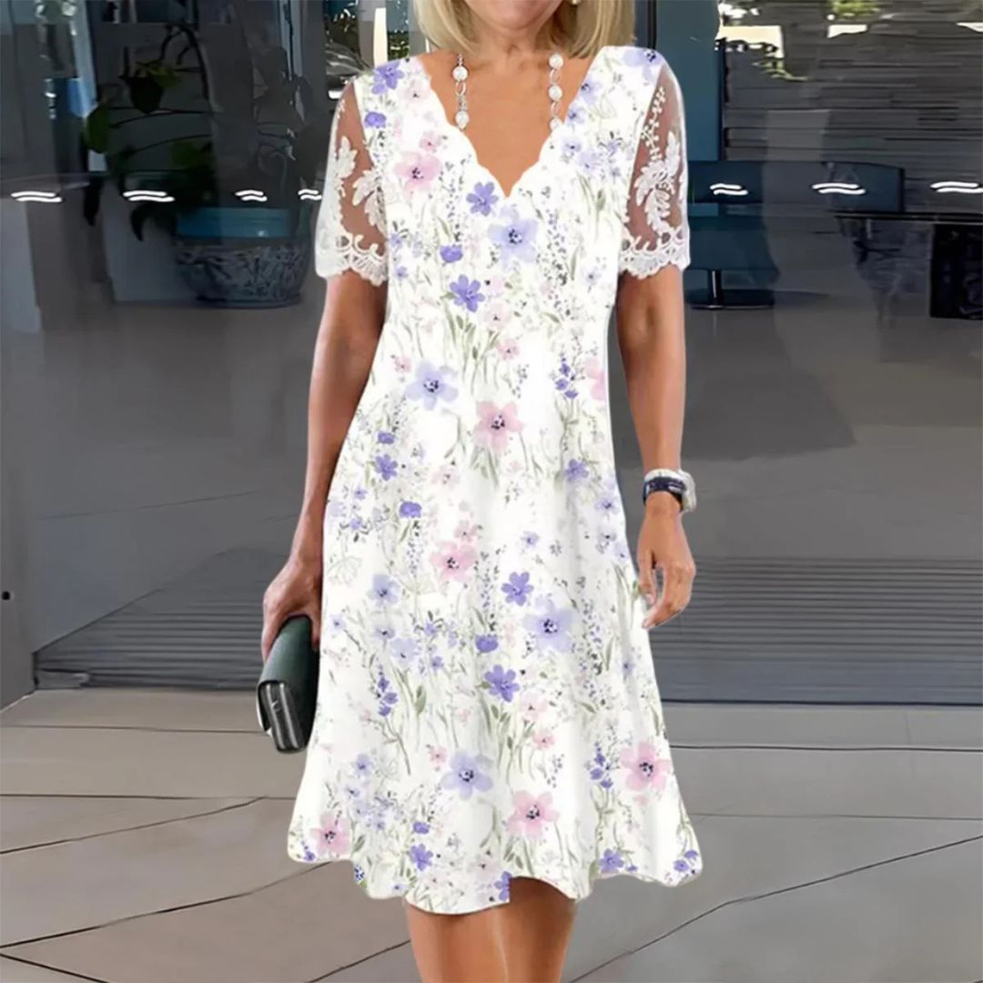 Феникс | Мини рокля с V-образно деколте