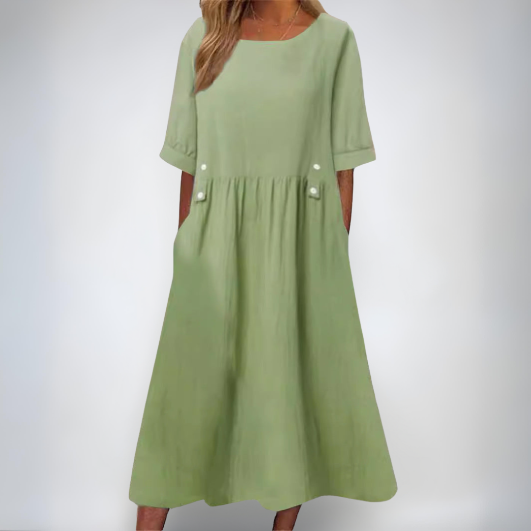 Миа | Летни рокли с леко небрежно кроене