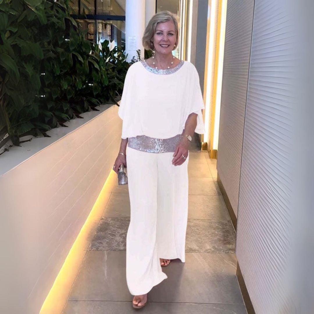 Беата | Блестящ комплект от две части за специални поводи