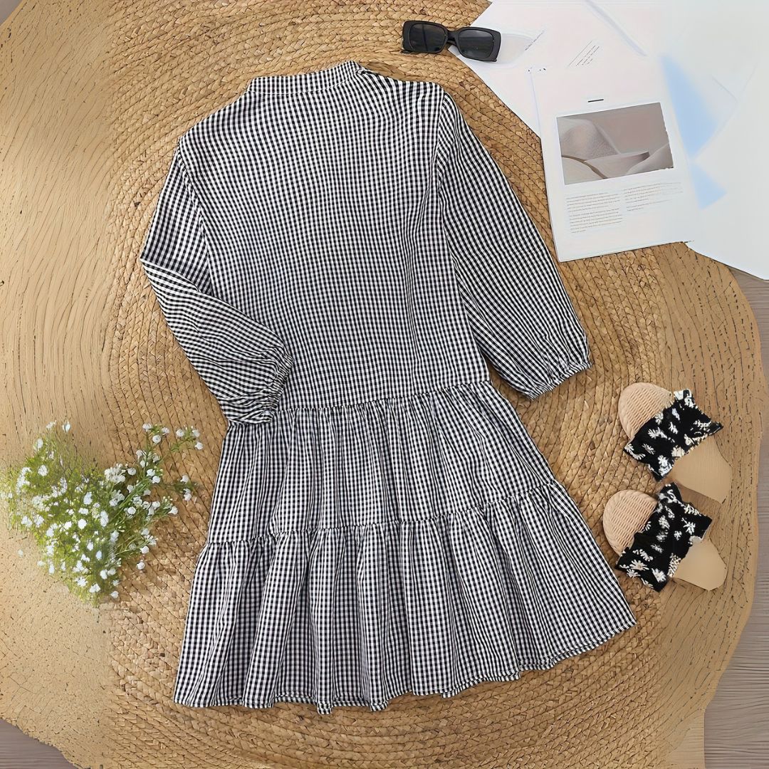 Maisy | Къса рокля с цветен принт