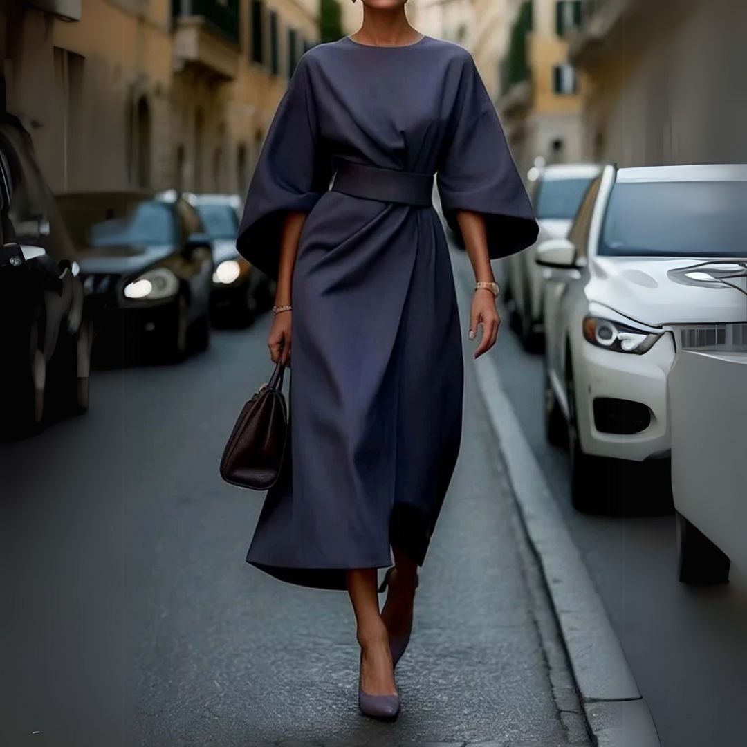 Davina | Елегантна рокля с балонни ръкави