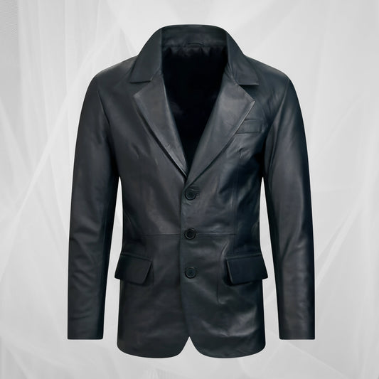 Елегантно кожено сако за изискан стил