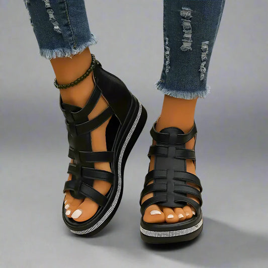 Минерва | Елегантни сандали с платформа за целодневен комфорт