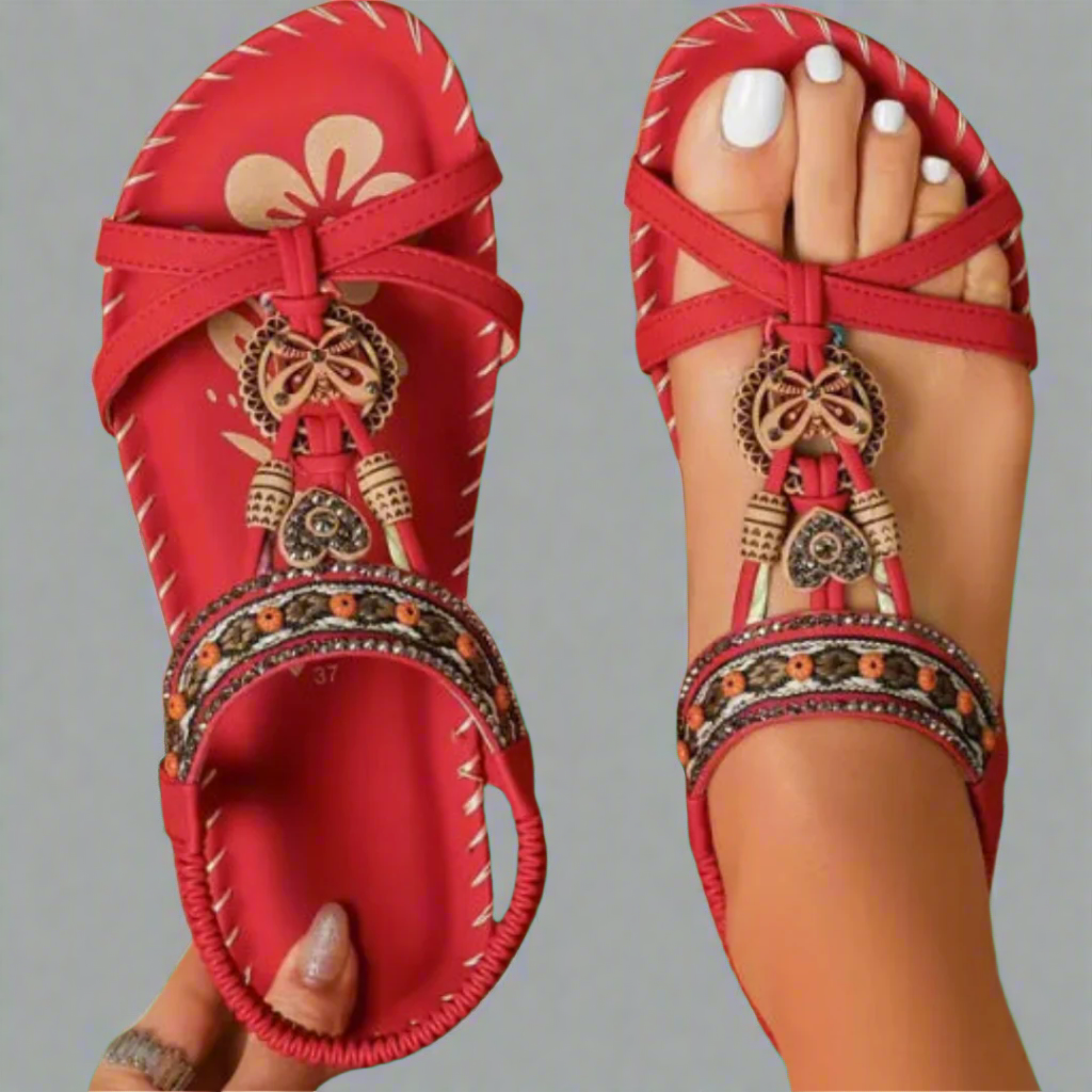 Корина | Ръчно изработени летни сандали от премиум материал