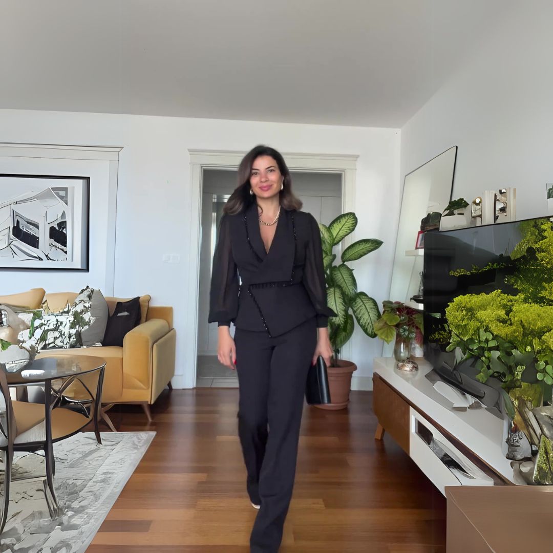 Габриел | Елегантен комплект с панталони