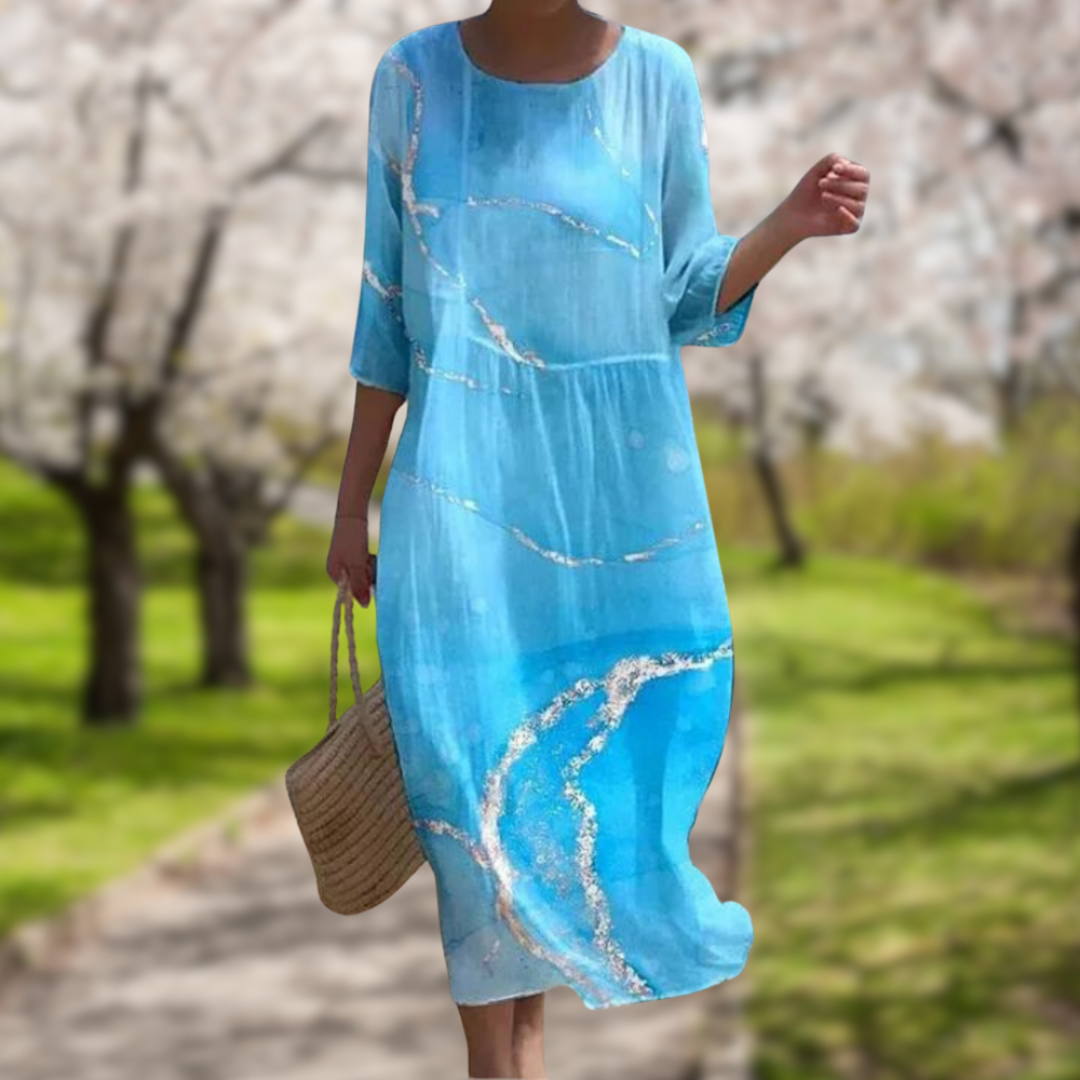 Тереза | Елегантна рокля с ефект за скриване на корема