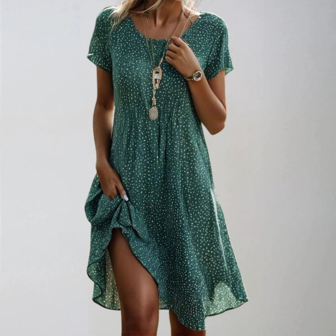 Елиска | Елегантна Цветна Рокля