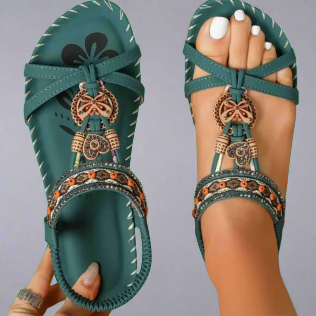 Корина | Ръчно изработени летни сандали от премиум материал