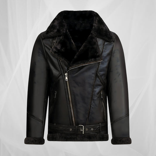 Топло авиаторско яке с винтидж стил