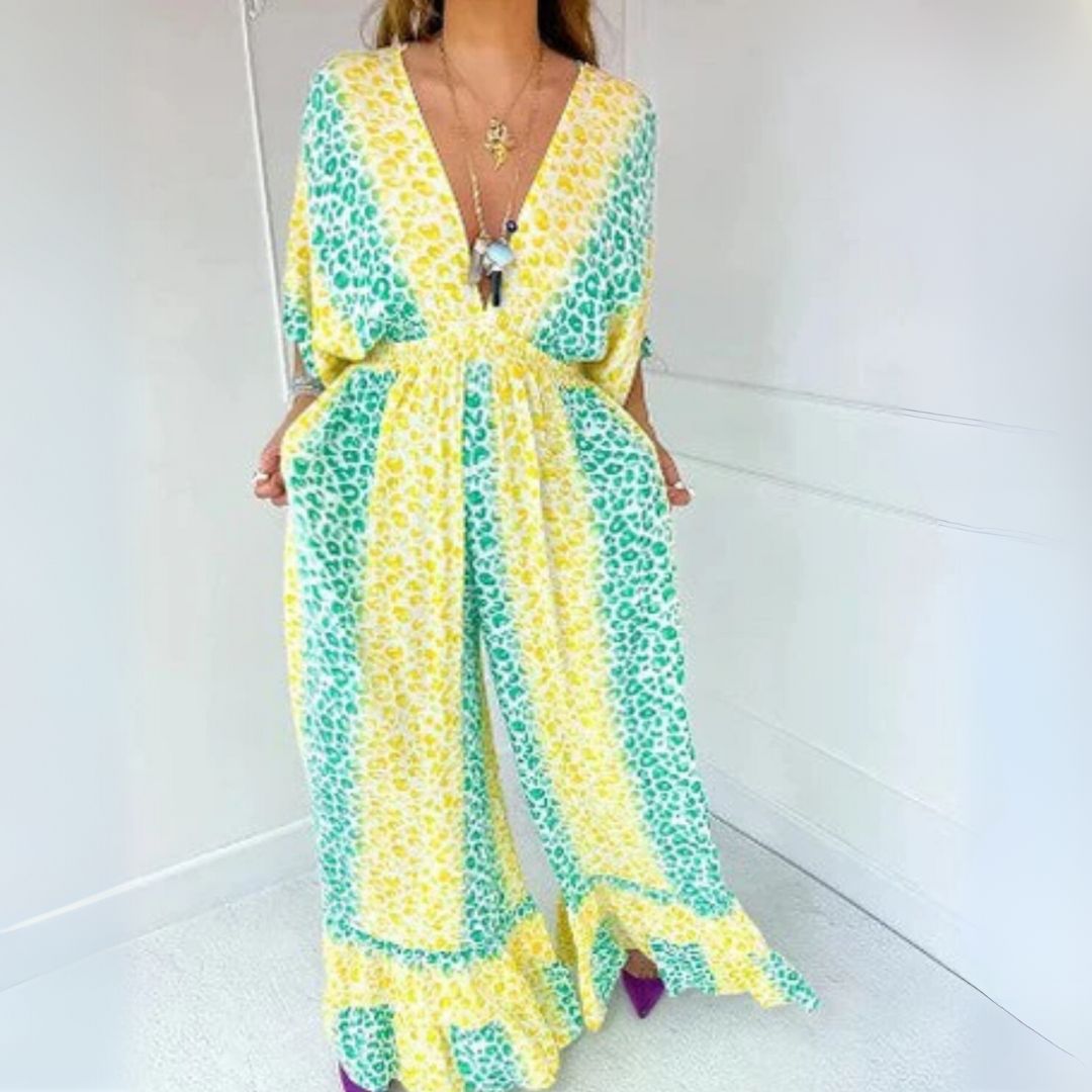 Fej | Лек гащеризон с цветен десен