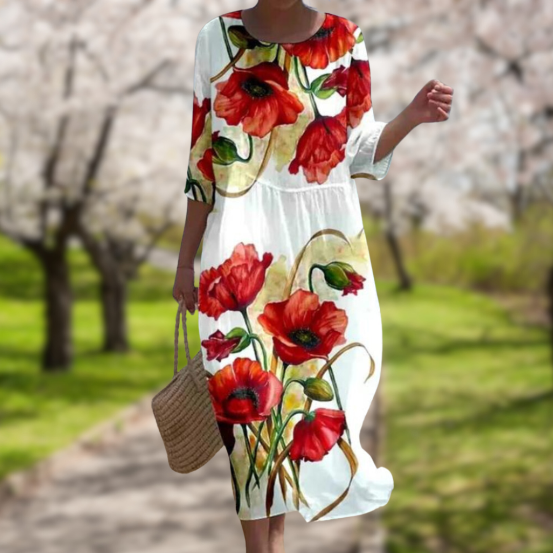 Тереза | Елегантна рокля с ефект за скриване на корема