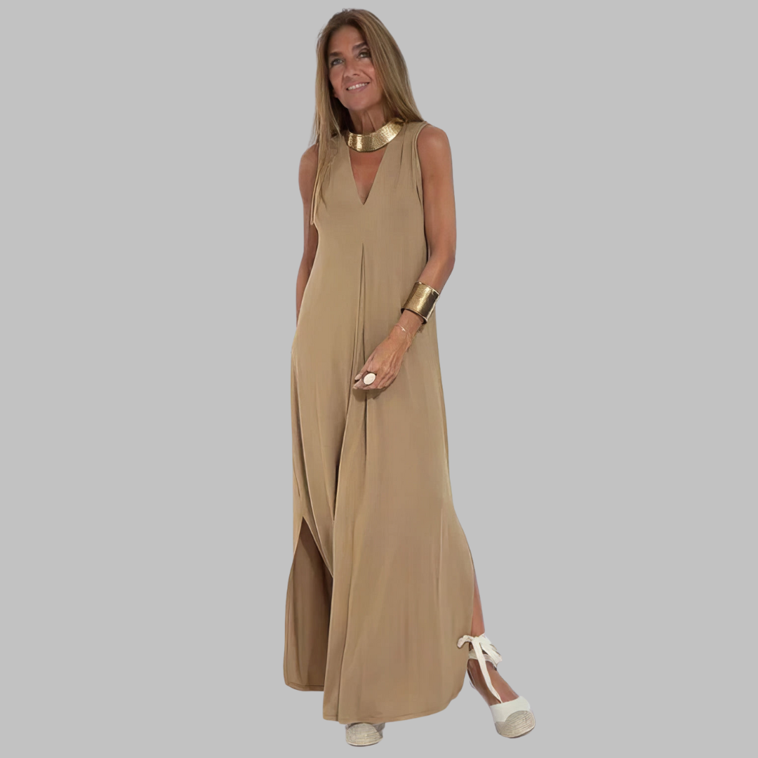 Яна | Елегантна макси рокля + съвпадащ пуловер ПРЕДЛАГАМЕ КАТО ПОДАРЪК