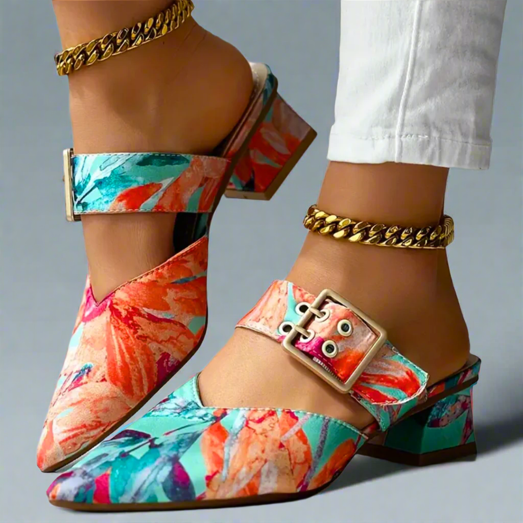 Леандра | Цветни сандали за ежедневен комфорт