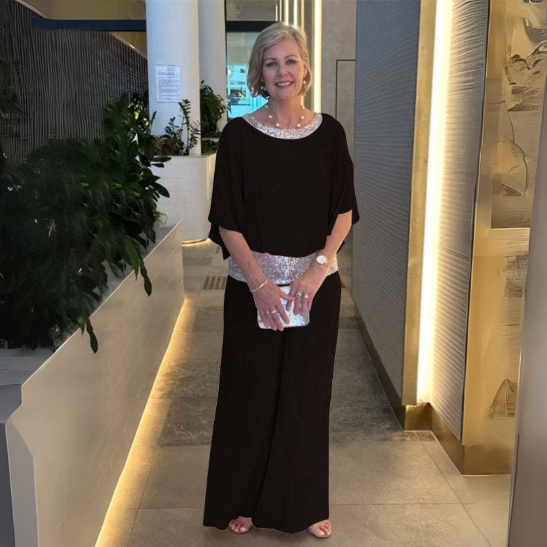 Беата | Блестящ комплект от две части за специални поводи