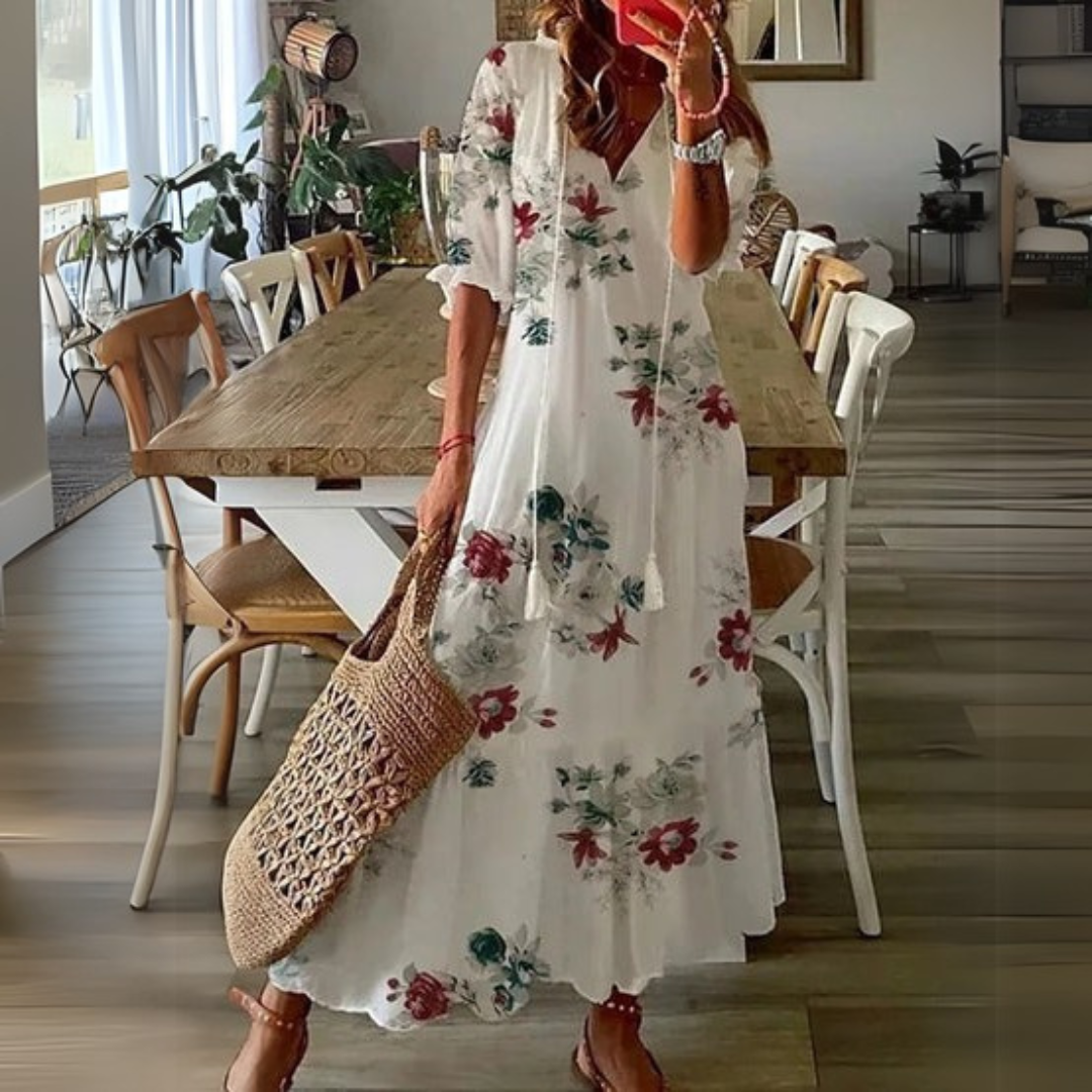 Изабела | Бохо Личотивé Макси рокля