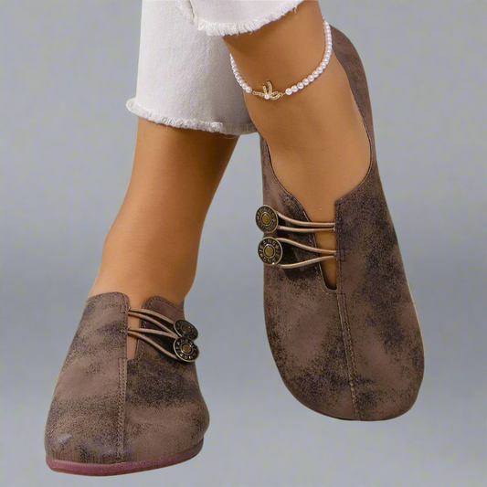 Крезентия | Мокасини от премиум козешки велур