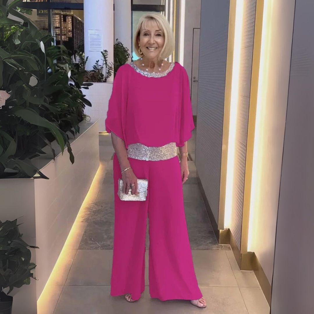 Беата | Блестящ комплект от две части за специални поводи