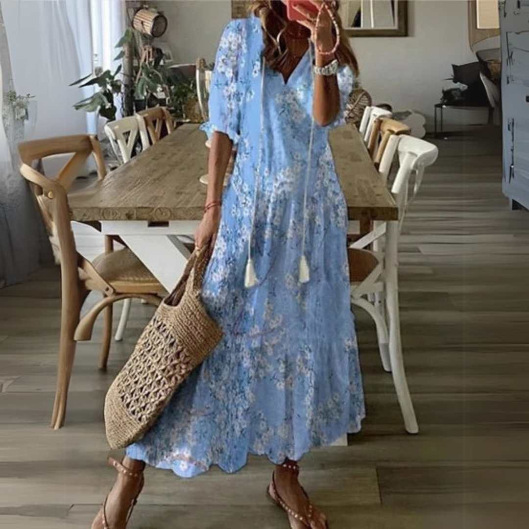 Изабела | Бохо Личотивé Макси рокля