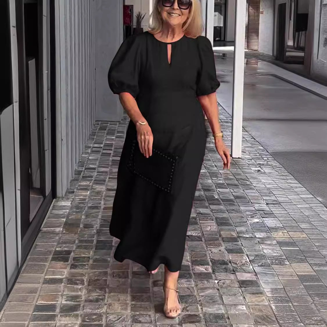 Carlisse™ | Шикозна рокля с надути ръкави (Почти разпродадена)