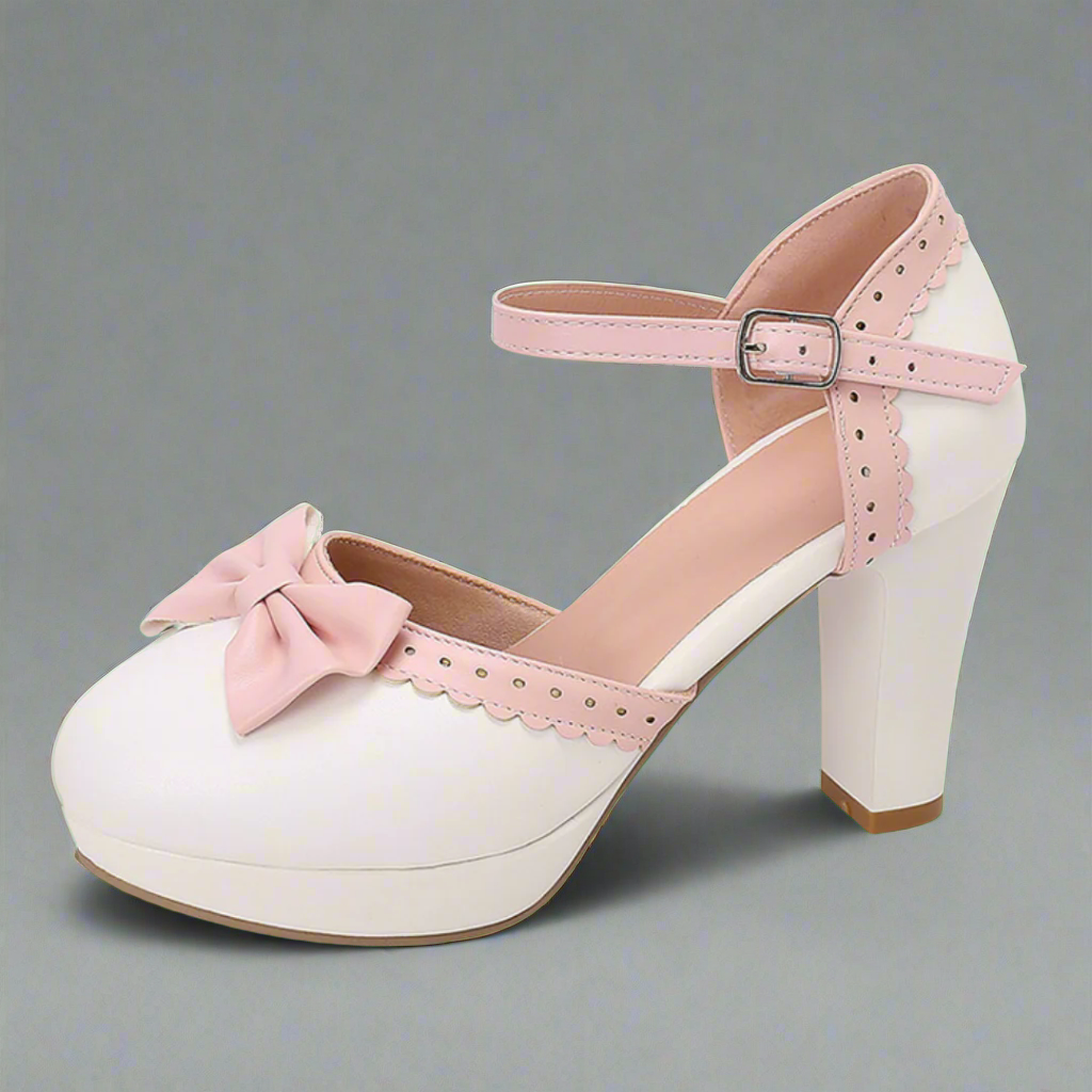 Софи | Елегантни високи токчета с панделка