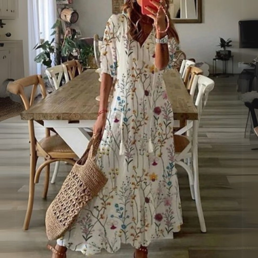 Изабела | Бохо Личотивé Макси рокля
