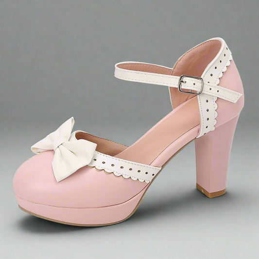 Софи | Елегантни високи токчета с панделка