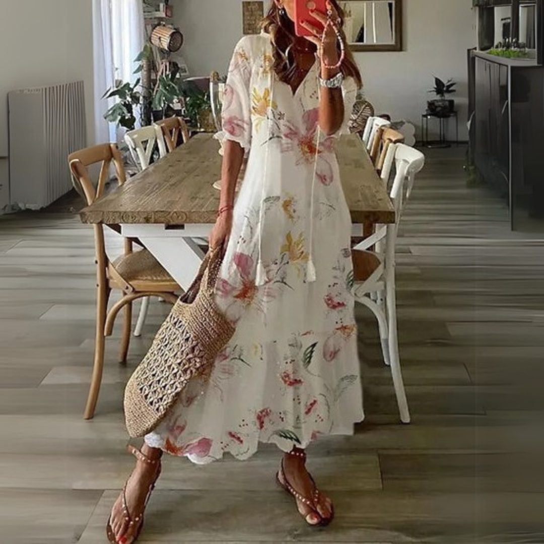 Изабела | Бохо Личотивé Макси рокля