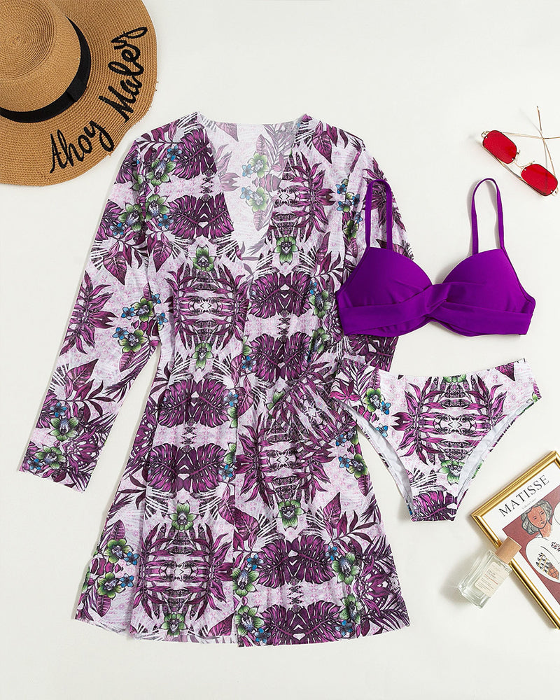 Три частиен бански с цепка