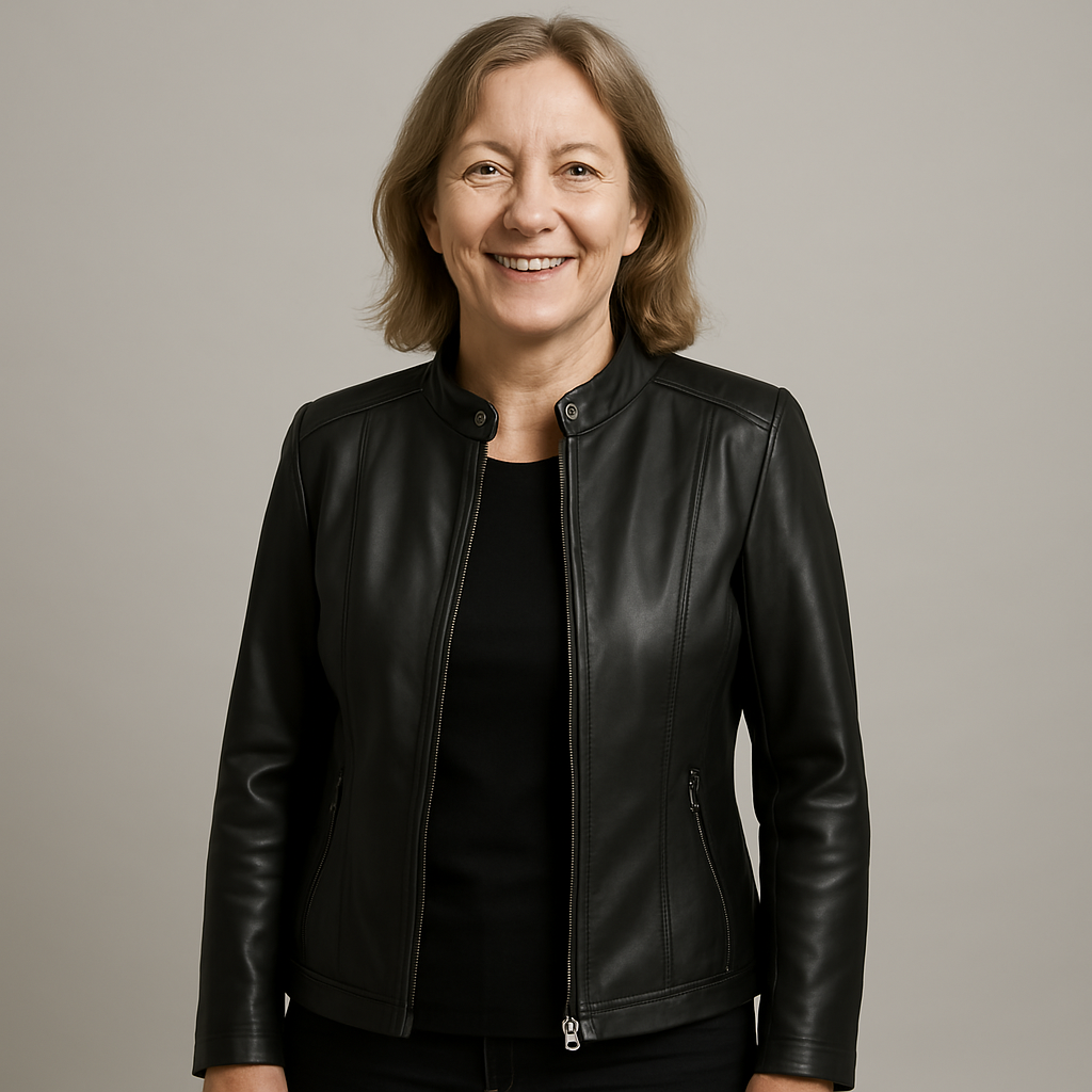 Лудмила | Елегантно кожено яке