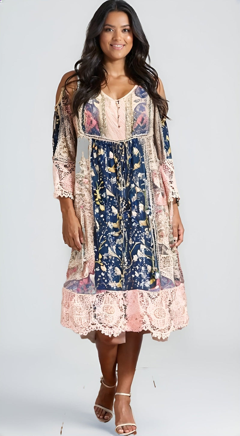 Наия | Бохо рокля с чар