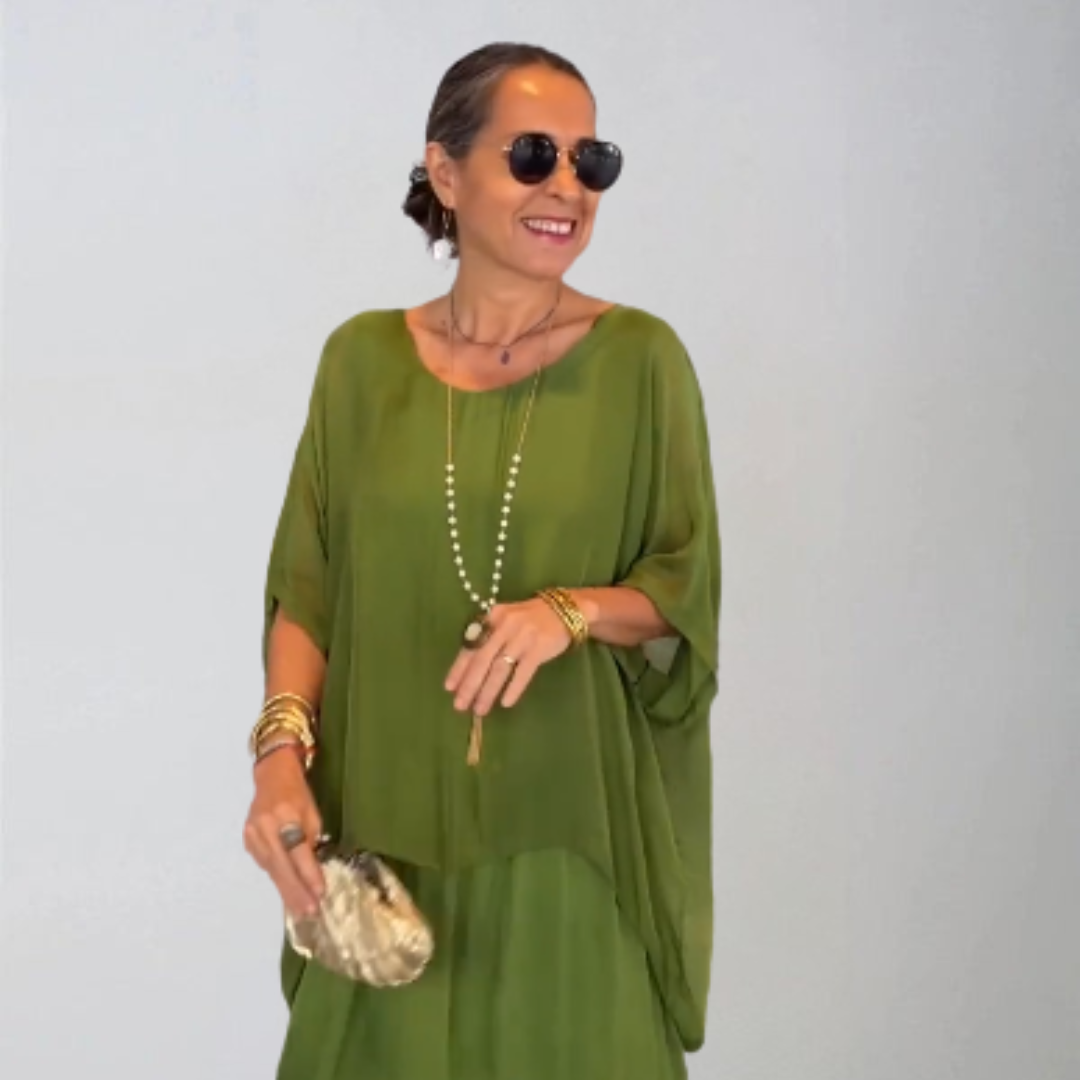 Марсела | Макси рокля, която се движи с вас