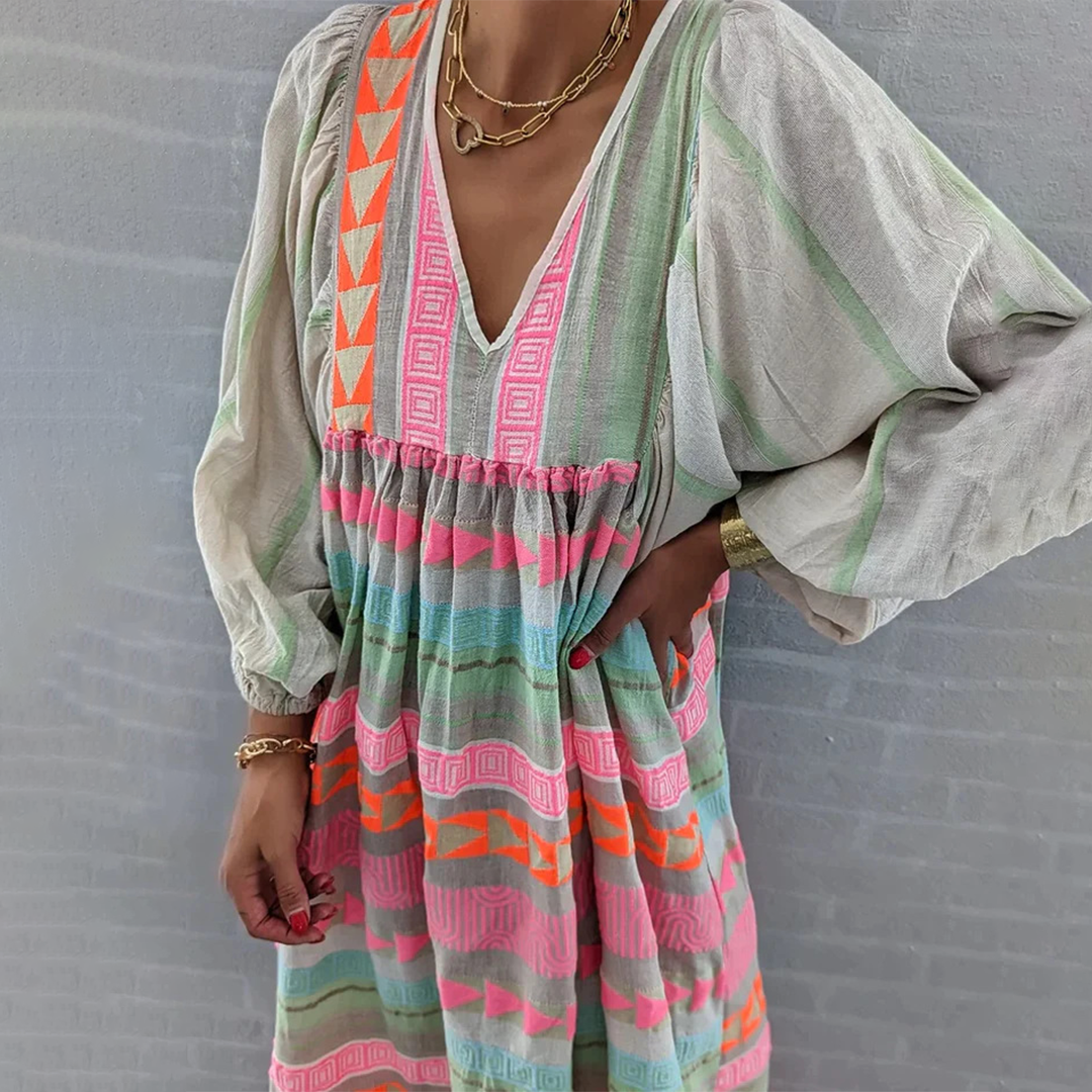 Theresia™ | Maxi Boho Chic Рокля (Изчерпана)