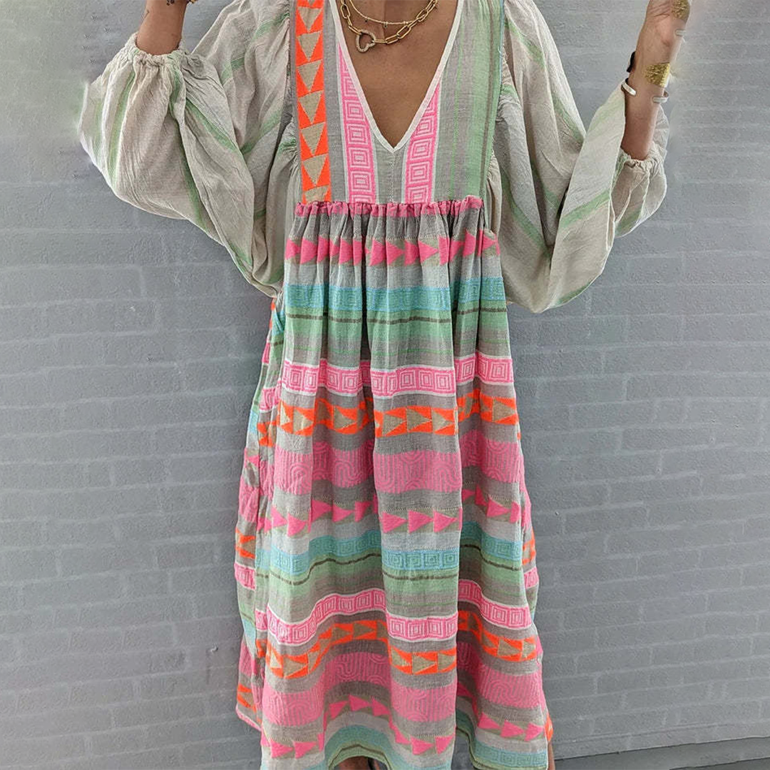 Theresia™ | Maxi Boho Chic Рокля (Изчерпана)