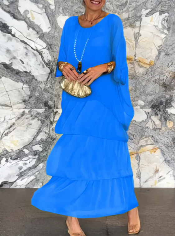 Марсела | Макси рокля, която се движи с вас