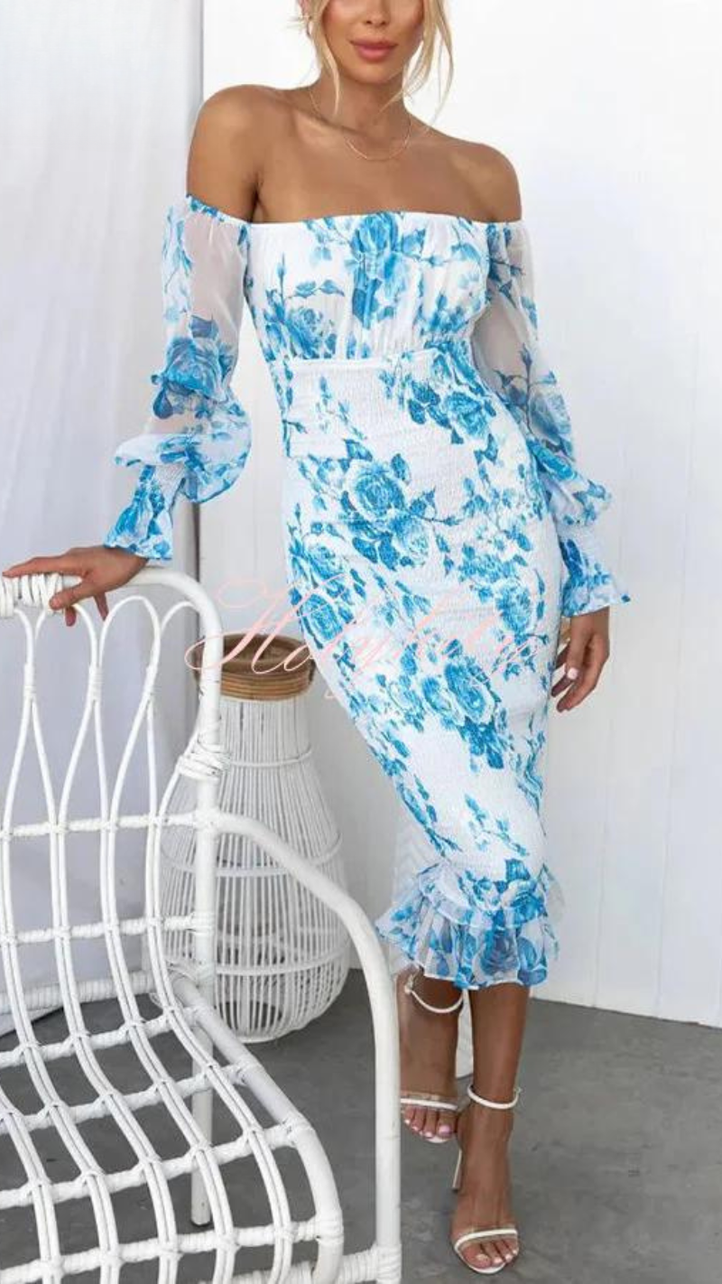 Kalila™ | Миди рокля Силует Лукс (почти разпродадена)