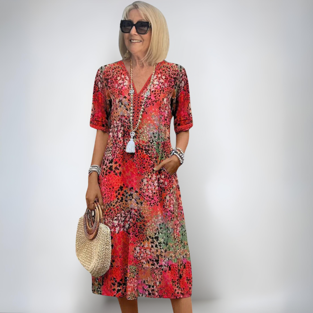 Каролина | Пролетна рокля с средна дължина