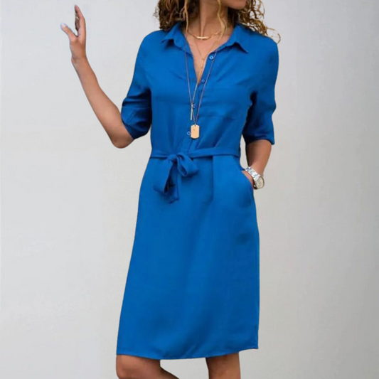 Каролина | Непринудена риза с дължина до коленете